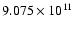 $9.075\times 10^{11}$