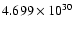 $4.699\times 10^{30}$