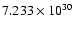 $7.233\times 10^{30}$