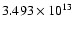 $3.493\times 10^{13}$