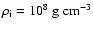 $\rho_{\rm i}= 10^8~{\rm g~cm^{-3}}$