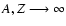 $A,Z\longrightarrow \infty$
