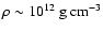 $\rho\sim 10^{12}~{\rm g~cm^{-3}}$