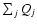 $\sum_jQ_j$