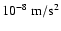 $10^{-8}~{\rm m/s}^2$