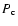 $P_{\rm c}$