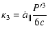 $\displaystyle %
\kappa_3= \dot{a}_\parallel \frac{P'^3}{6c}$