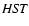 $\it HST$