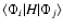$\langle \Phi_i\vert H\vert\Phi_j \rangle$