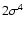$2\sigma^4$