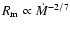 $R_{\rm m}\propto \dot M^{-2/7}$