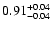 $0.91^{\rm +0.04}_{-0.04}$