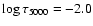 $\log\tau_{5000}=-2.0$