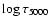$\log\tau_{5000}$