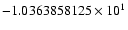$-1.0363858125 \times 10^{1}$