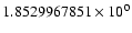 $1.8529967851 \times 10^{0}$
