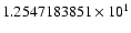 $1.2547183851 \times 10^{1}$