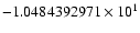 $-1.0484392971 \times 10^{1}$