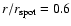 $r/r_{\rm spot} =0.6$