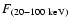 $F_{\rm (20-100~keV)}$