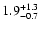 $\rm 1.9^{+1.3}_{-0.7}$