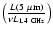 $\left(\frac{L(5~\mu{\rm m})}{\nu L_{1.4~{\rm GHz}}}\right)$