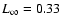 $L_\infty = 0.33$