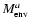 $M_{\rm env}^{a}$