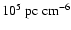 $10^5~{\rm pc~cm^{-6}}$