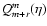 $Q_{m+r}^m(\eta)$