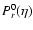 $P_{r}^0(\eta)$