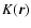 $K(\vec{r})$