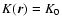 $K(\vec{r})=K_0$