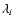 $\lambda_i$