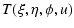 $\displaystyle %
T(\xi,\eta,\phi, u)$