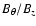 $B_\theta /B_z$