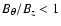 $B_\theta / B_z < 1$