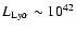 $L_{\rm {Ly}\alpha} \sim 10^{42}$