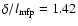 $\delta/l_{\rm {mfp}} = 1.42$