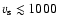 $v_{\rm s} \lesssim 1000$