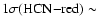 $1\sigma (\rm {HCN{-}red})\sim $
