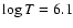 $\log T=6.1$