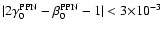 $\vert 2\gamma_{0}^{\rm PPN}-\beta_{0}^{\rm PPN}-1\vert<3{\times}10^{-3}$