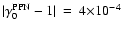 $\vert\gamma_{0}^{\rm PPN}-1\vert~=~4{\times}10^{-4}$
