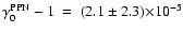 $\gamma_{0}^{\rm PPN}-1~=~(2.1\pm 2.3){\times}10^{-5}$