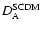 $D_{\rm A}^{\rm SCDM}$