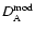 $D_{\rm A}^{\rm mod}$