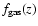 $f_{\rm gas}(z)$