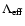 $\Lambda_{\rm eff}$