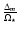 $\frac{\Delta_m}{\Omega_{\star}}$